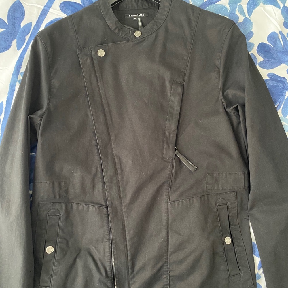 Helmut Lang moto jacket with tags